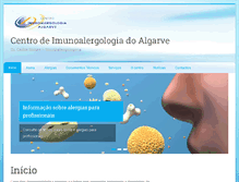 Tablet Screenshot of imunoalergologia.com